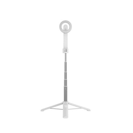 Poprawiono | Kijek do selfie ze statywem | Przyciąganie magnetyczne | Łączność Bluetooth | Biały | 72 cm | Stop aluminium, ABS, PC | 170 gramów - 2171224