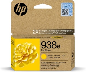 HP 938E EVOMORE YELLOW/ORIGINAL INK CARTRIDGE
