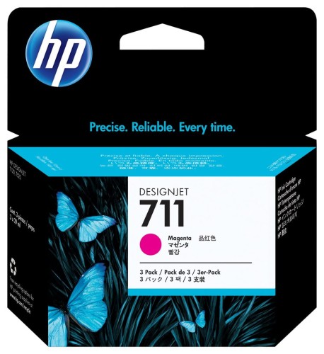 INK CARTRIDGE NO 711/MAGENTA 3 PACK 29 ML - 2180287