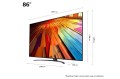 Telewizor 86" LG 86UT81003LA - 2181162