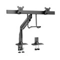 DUAL MONITOR GAS SPRING MOUNT/ERGO CROSSBAR HANDLE FULL MOTION - 2181546
