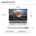 HP ENVY 17-da0002nw Ultra 7 155H 17,3"FHD Touch AG IPS 300nits 32GB DDR5 SSD2TB Intel Arc 5MP W11Pro 2Y Glacier Silver - 2142545