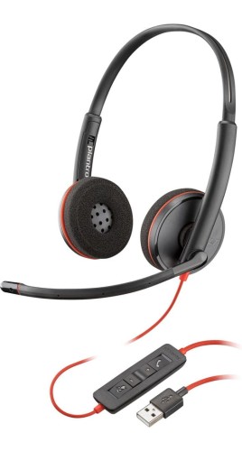 Poly Blackwire 3220 Stereo USB-A Headset (Bulk) - 2112269