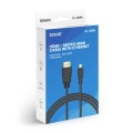 Kabel HDMI - micro HDMI Savio CL-40/M 2m czarny, złote k. v1.4 - 2129829