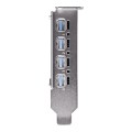 PNY NVIDIA A400 4GB GDDR6 64-bit, Low Profile, PCIe 4.0 x8, Single slot, 4 x Mini DisplayPort 1.4a, 50W, LP bracket, small box - 2131592