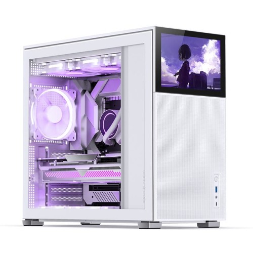 Jonsbo D41 MESH Screen ATX Gehäuse, Tempered Glass - weiß - 2157440
