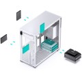 Jonsbo D41 MESH Screen ATX Gehäuse, Tempered Glass - weiß - 2157425