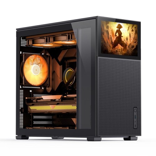 Obudowa Jonsbo D41 MESH Screen ATX, szkło hartowane - czarna - 2157114