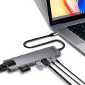 Stacja dokująca USB-C Media-Tech 8 in 1 GIGA LAN HUB MT5046 - 2163119