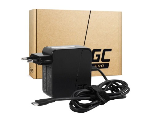 GREEN CELL ZASILACZ / ŁADOWARKA USB-C 65W 5V-9V-12V-15V/3A, 20V/3.25A POWER DELIVERY (AD134PV2) - 2185515