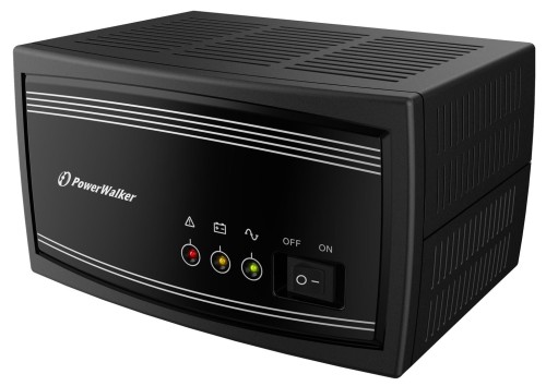 Inverter PowerWalker 650VA Ładowarka 15A, Czysta Fala Sinosuidalna (Bez Akumulatorów) - 2009646