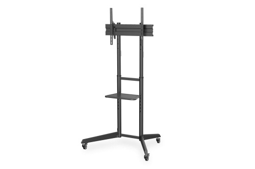 Stojak mobilny pojedynczy z półką DIGITUS 1xLCD max. 70" max. 50kg - 1935123