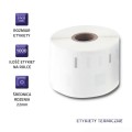 Etykiety do DYMO Qoltec LW-11354 | S0722540 | 57 x 32 mm | 1000 sztuk - 2188347