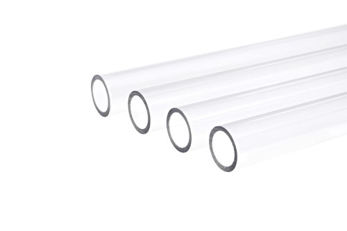 Alphacool Ice Tube 13/10mm Hard-Tube PETG - przezroczysty, 80cm (zestaw 4 szt.) - 1885685