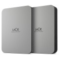 LACIE Mobile Drive HDD USB-C 2TB 2.5inch Moon Silver with USB-C cable - 2191333