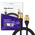 Kabel HDMI QOLTEC v2.1 Ultra High Speed 8K | 60Hz | 30AWG | GOLD | 1m - 2191977