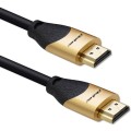 Kabel HDMI QOLTEC v2.1 Ultra High Speed 8K | 60Hz | 26AWG | GOLD | 5m - 2192000