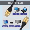 Kabel HDMI QOLTEC v2.1 Ultra High Speed 8K | 60Hz | 26AWG | GOLD | 5m - 2192002