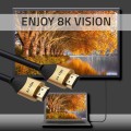 Kabel HDMI QOLTEC v2.1 Ultra High Speed 8K | 60Hz | 26AWG | GOLD | 5m - 2192003