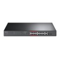 Switch niezarządzalny TP-Link TL-SL1218MP 16x10/100 PoE+ 2x100/1000 2xComboSFP - 1889976