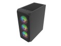 Obudowa Fury SHOBO SH4F RGB ATX Midi Tower z oknem czarna - 2194347