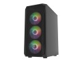 Obudowa Fury SHOBO SH4F RGB ATX Midi Tower z oknem czarna - 2194342