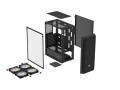 Obudowa Fury SHOBO SH4F RGB ATX Midi Tower z oknem czarna - 1852099