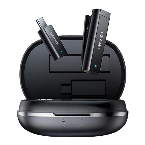 Mikrofon krawatowy USAMS US-ZB243 ENC 2.4G Wireless Lavalier USB-C - 2140783