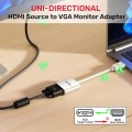 UNITEK ADAPTER HDMI - VGA, FULLHD 60HZ, BIAŁY, M/F - 2129192