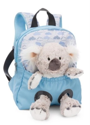 NICI 49840 Plecak 21x26cm niebieski + maskotka Koala 25cm - 2113458