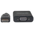 Manhattan 151467 adapter kablowy 0,3 m HDMI Typu A (Standard) VGA (D-Sub) Czarny - 2128951