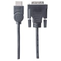 Manhattan 372503 adapter kablowy 1,8 m HDMI Typu A (Standard) DVI-D Czarny - 2129678