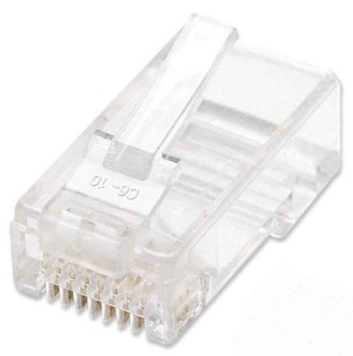 Intellinet 790055 wtyczka RJ-45 Przezroczysty - 2138232