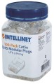 Intellinet 790055 wtyczka RJ-45 Przezroczysty - 2138230