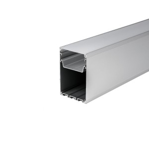 Profil aluminiowy V-TAC VT-8127 2mb anodowany, klosz mleczny 50x75mm (SKU 2872)