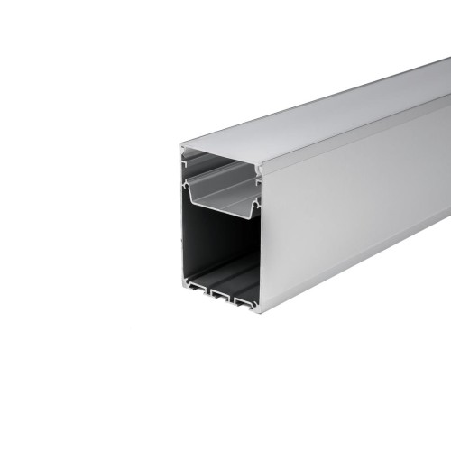 Profil Aluminiowy V-TAC 2mb Anodowany, Klosz Mleczny 50x75mm VT-8127 - 2159879