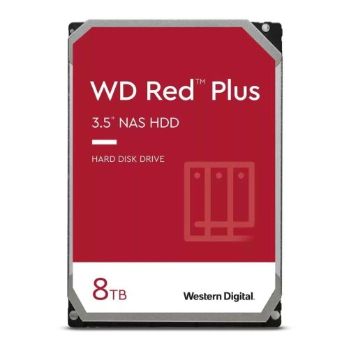 Dysk WD Red™ Plus WD80EFPX 8TB 3,5" 5640 256MB SATA III - 1798881