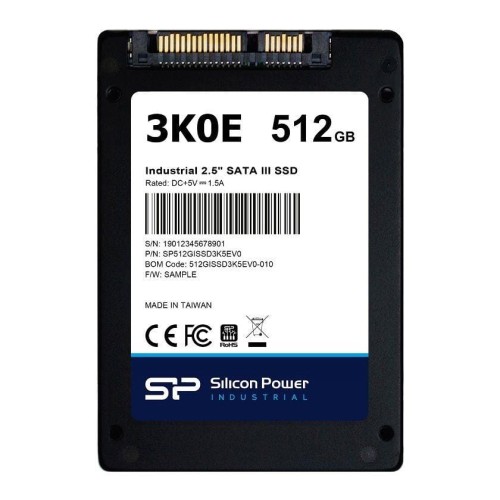 Dysk SSD Silicon Power 3K0E Industrial 512GB 2.5” SATA3 (530/520 MB/s) - 1879163
