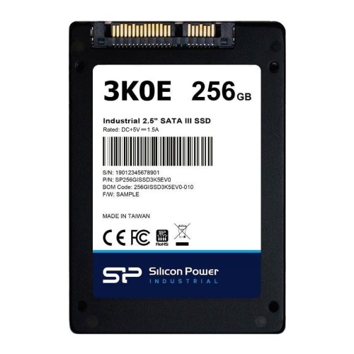 Dysk SSD Silicon Power 3K0E Industrial 256GB 2.5” SATA3 (540/470 MB/s) - 1879162