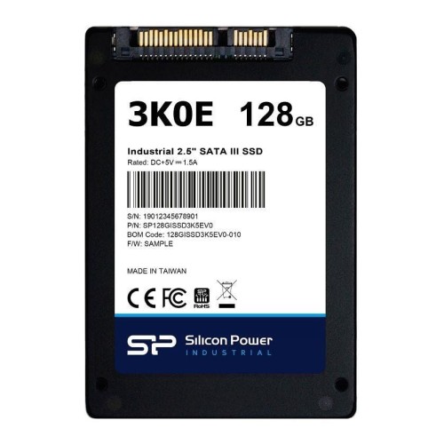Dysk SSD Silicon Power 3K0E Industrial 128GB 2.5” SATA3 (540/230 MB/s) - 1879161