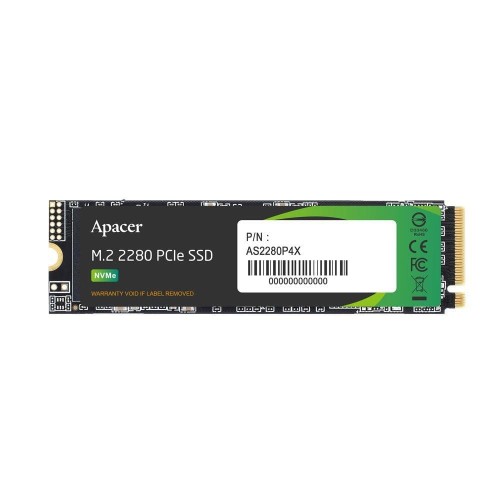 Dysk SSD Apacer AS2280P4X 256GB M.2 PCIe NVMe Gen3 x4 2280 (2100/1300 MB/s) 3D NAND - 1939769