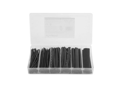 Rurka termokurczliwa Lanberg Box 100szt czarna - 1378522