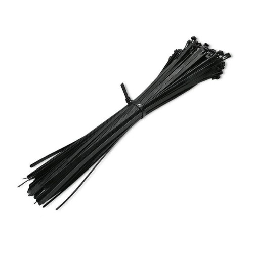 Opaski zaciskowe Qoltec wielorazowe/trytytki | 7.2*400mm | Nylon UV | Czarne - 1379827