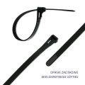 Opaski zaciskowe Qoltec wielorazowe/trytytki | 7.2*400mm | Nylon UV | Czarne - 1379829