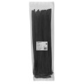 Opaski zaciskowe Qoltec wielorazowe/trytytki | 7.2*400mm | Nylon UV | Czarne - 1147102