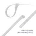 Opaski zaciskowe Qoltec wielorazowe/trytytki | 7.2*400mm | Nylon UV | Białe - 1379834
