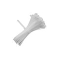 Opaski zaciskowe Qoltec wielorazowe/trytytki | 7.2*300mm | Nylon UV | Białe - 1379812
