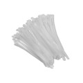 Opaski zaciskowe Qoltec wielorazowe/trytytki | 7.2*300mm | Nylon UV | Białe - 1379815