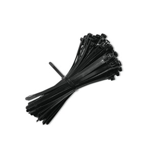 Opaski zaciskowe Qoltec wielorazowe/trytytki | 7.2*250mm | Nylon UV | Czarne