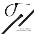 Opaski zaciskowe Qoltec wielorazowe/trytytki | 7.2*250mm | Nylon UV | Czarne - 1379799